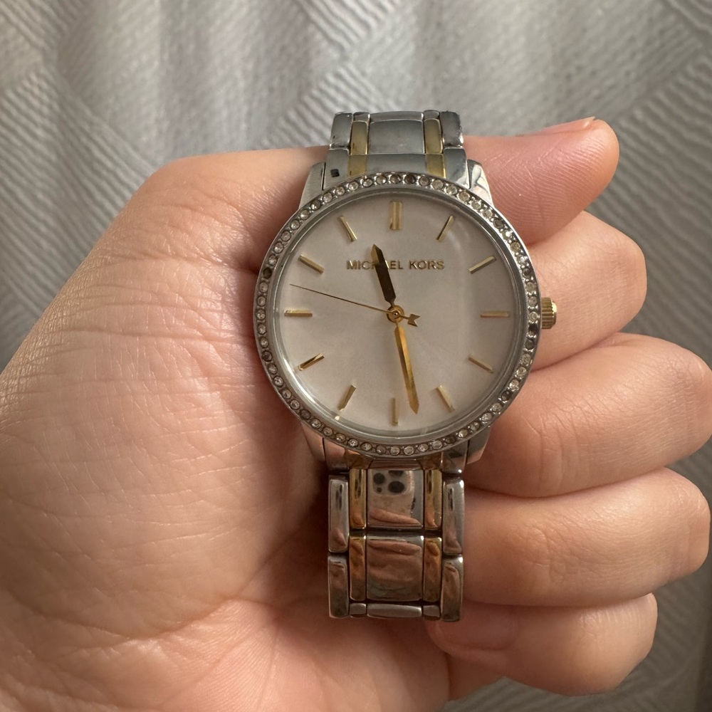 Michael Kors Two-Tone Crystal Watch